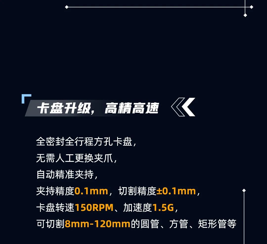 迅鐳激光L12精密切管機 | 小而強大，定義行業(yè)新標桿！(圖9)